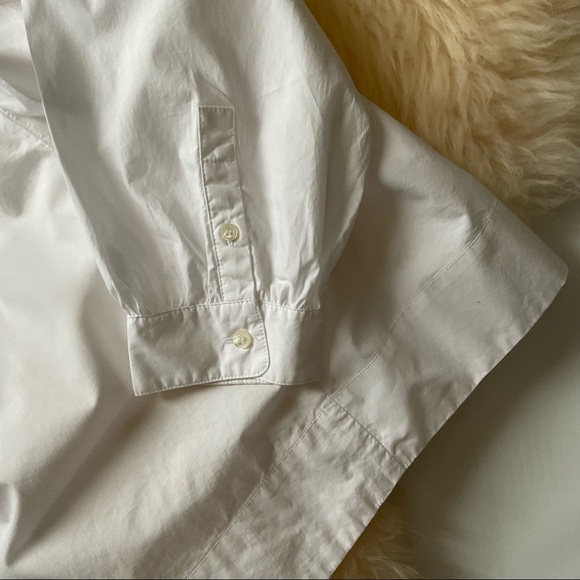 JCREW EXAGGERATED RUFFLE FRONT POPOVER SZ 0 - Picture 6 of 7